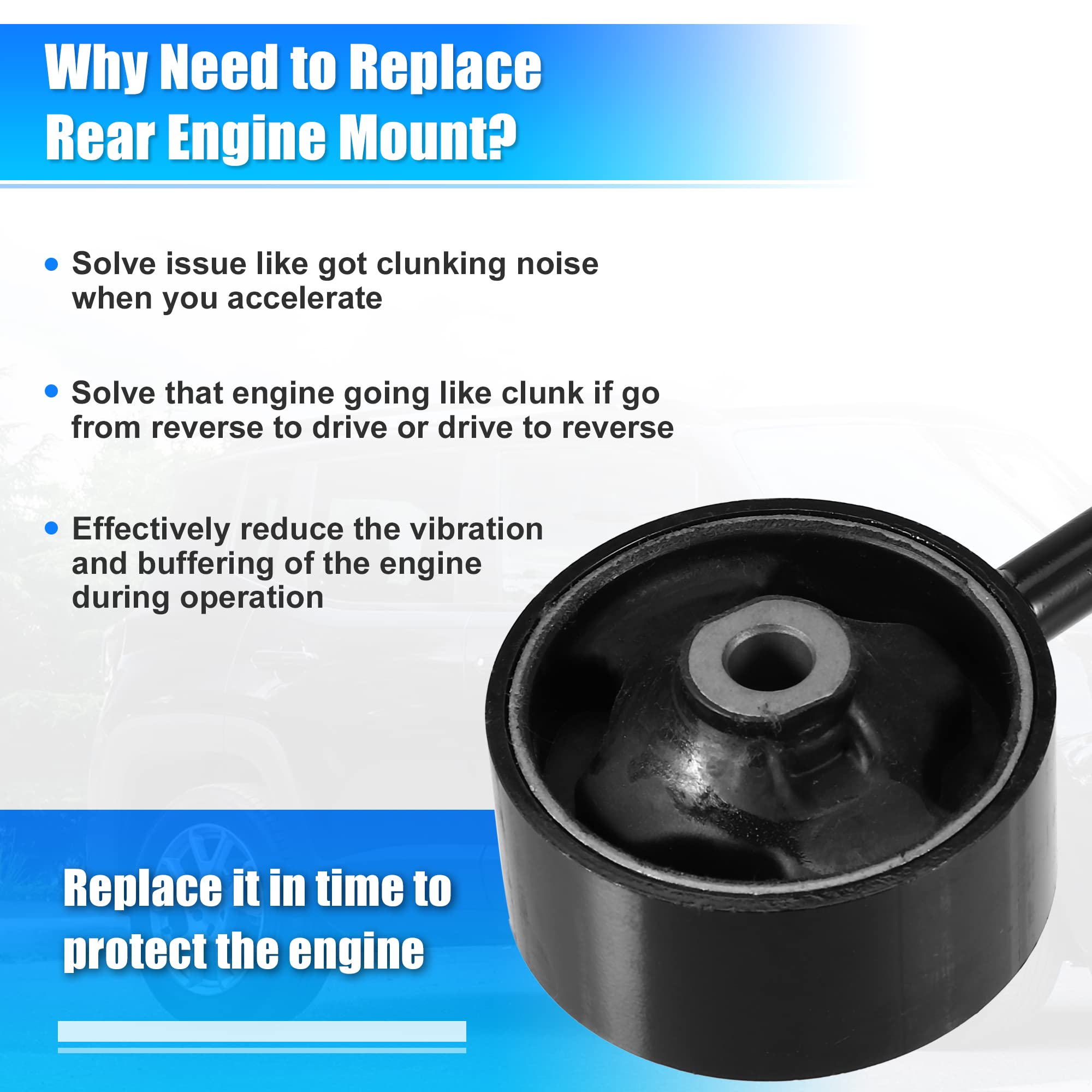 Amazon.com: X AUTOHAUX 12363-0A040 Engine Motor Mount for